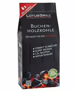 BAUHAUS LotusGrill Buchen-Holzkohle 1 Kg