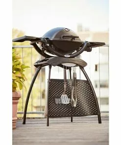BAUHAUS Weber Gasgrill Q 1200 Anzahl Brenner: 1, Hauptgrillfläche: 43 X 32 Cm, 2,49 KW, Schwarz -Weber Grills Verkäufe 2022 12 114