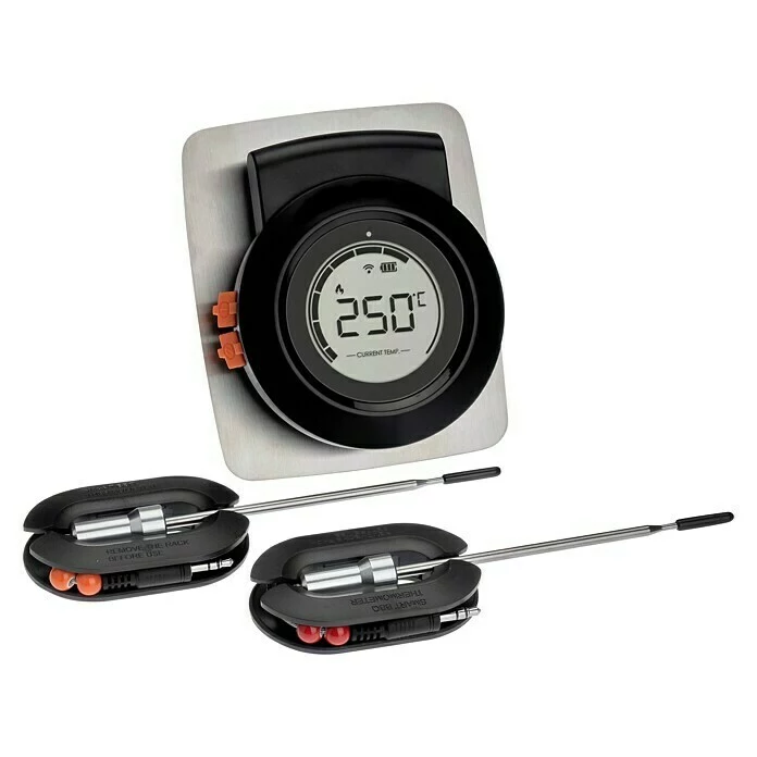 BAUHAUS TFA Dostmann Grill-Thermometer Smart Wireless Hyper BBQ Hintergrundbeleuchtung, 2 Messfühler 3 BAUHAUS TFA Dostmann Grill-Thermometer Smart Wireless Hyper BBQ Hintergrundbeleuchtung, 2 Messfühler