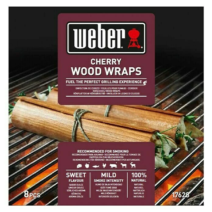 BAUHAUS Weber Wood Wraps Kirsche, 8 Stk. 3 BAUHAUS Weber Wood Wraps Kirsche, 8 Stk.