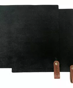 BAUHAUS Xapron Topflappen Utah L X B: 24,5 X 24,5 Cm, Leder, Schwarz