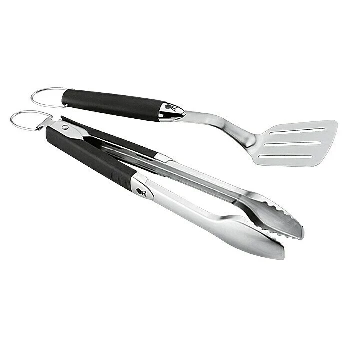 BAUHAUS Weber Grillbesteck Kompakt 2 -tlg., Edelstahl 4 BAUHAUS Weber Grillbesteck Kompakt 2 -tlg., Edelstahl – Bild 2