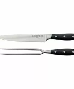 BAUHAUS Outdoorchef Tranchier-Set Premium Edelstahl, 2 -tlg.