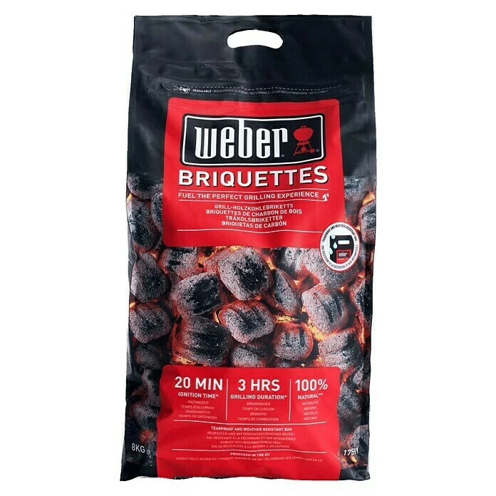 BAUHAUS Weber Grillbriketts 8 Kg 3 BAUHAUS Weber Grillbriketts 8 Kg