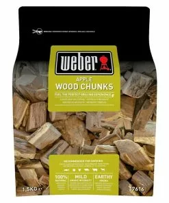 BAUHAUS Weber Wood Chunks Apple Apfel, 1.500 G