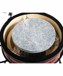 BAUHAUS Kamado Joe Grillplatte Speckstein Stein, Passend Für: Kamado Joe Holzkohlegrill Joe Junior