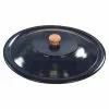 BAUHAUS Siena Garden Deckel Für Gulaschtopf Passend Für: Siena Garden Gulaschtopf 14l, Emaille, Schwarz