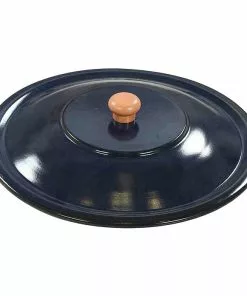 BAUHAUS Siena Garden Deckel Für Gulaschtopf Passend Für: Siena Garden Gulaschtopf 14l, Emaille, Schwarz
