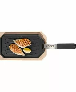 BAUHAUS Cozze Grillpfanne Gusseisen, L X B: 30 X 15 Cm