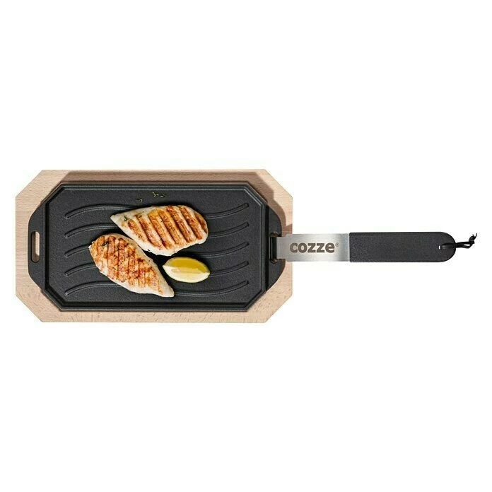BAUHAUS Cozze Grillpfanne Gusseisen, L X B: 30 X 15 Cm 3 BAUHAUS Cozze Grillpfanne Gusseisen, L X B: 30 X 15 Cm