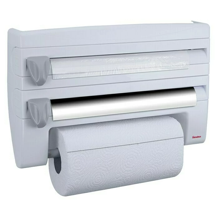 BAUHAUS Metaltex Küchenrollenhalterung Roll 'n' Roll Geeignet Für: Küchenrollen, Weiß 3 BAUHAUS Metaltex Küchenrollenhalterung Roll 'n' Roll Geeignet Für: Küchenrollen, Weiß