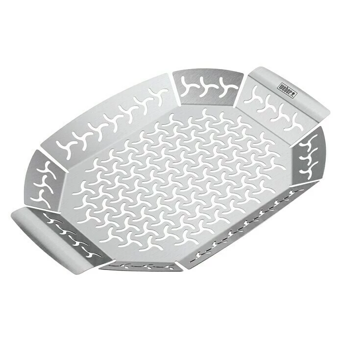 BAUHAUS Weber Gemüsekorb Edelstahl, L X B: 36,6 X 26,4 Cm 5 BAUHAUS Weber Gemüsekorb Edelstahl, L X B: 36,6 X 26,4 Cm – Bild 3