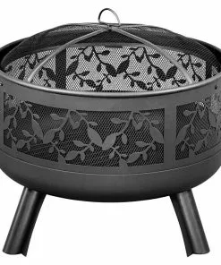 BAUHAUS Buschbeck Feuerschale Leaves Durchmesser: 63 Cm, Stahl