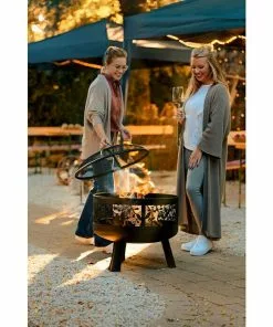 BAUHAUS Buschbeck Feuerschale Leaves Durchmesser: 63 Cm, Stahl -Weber Grills Verkäufe 2022 12 1519