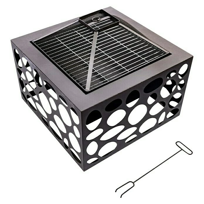 BAUHAUS RedFire Feuerschale Mikor L X B X H: 55 X 55 X 45 Cm, Stahl 3 BAUHAUS RedFire Feuerschale Mikor L X B X H: 55 X 55 X 45 Cm, Stahl