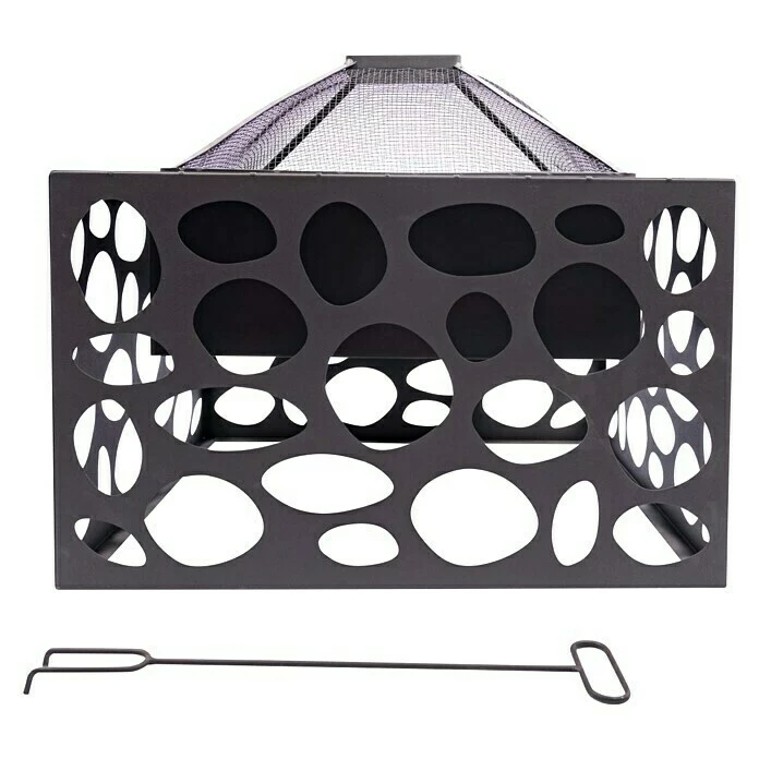 BAUHAUS RedFire Feuerschale Mikor L X B X H: 55 X 55 X 45 Cm, Stahl 4 BAUHAUS RedFire Feuerschale Mikor L X B X H: 55 X 55 X 45 Cm, Stahl – Bild 2