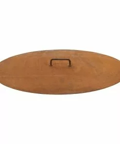 BAUHAUS RedFire Feuerschalen-Abdeckung Stahl, Rostbraun, Passend Für: Feuerschalen Bis 80 Cm Durchmesser