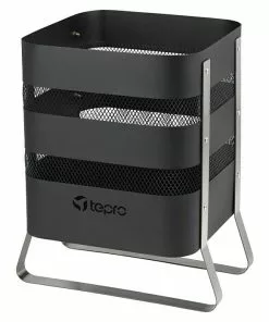 BAUHAUS Tepro Feuerkorb Milburn L X B X H: 36 X 42 X 49,5 Cm, Schwarz