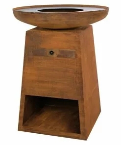 BAUHAUS RedFire Feuerschale Orion Durchmesser: 80 Cm, Stahl, Rostbraun