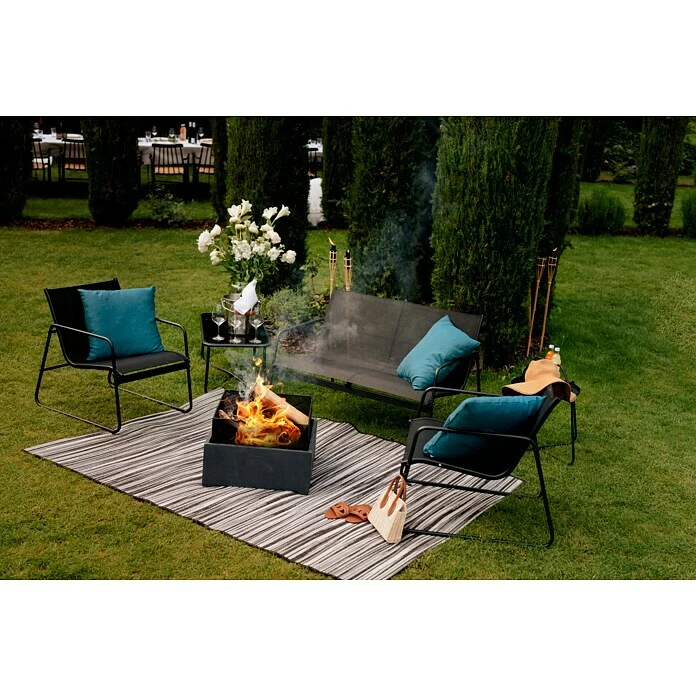 BAUHAUS Elite Feuerschale L X B X H: 57 X 57 X 40 Cm, Clayfibre 4 BAUHAUS Elite Feuerschale L X B X H: 57 X 57 X 40 Cm, Clayfibre – Bild 2