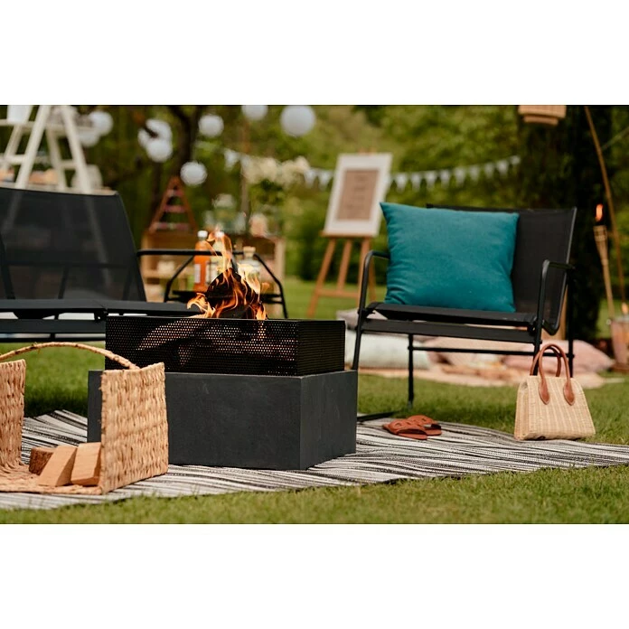 BAUHAUS Elite Feuerschale L X B X H: 57 X 57 X 40 Cm, Clayfibre 7 BAUHAUS Elite Feuerschale L X B X H: 57 X 57 X 40 Cm, Clayfibre – Bild 5