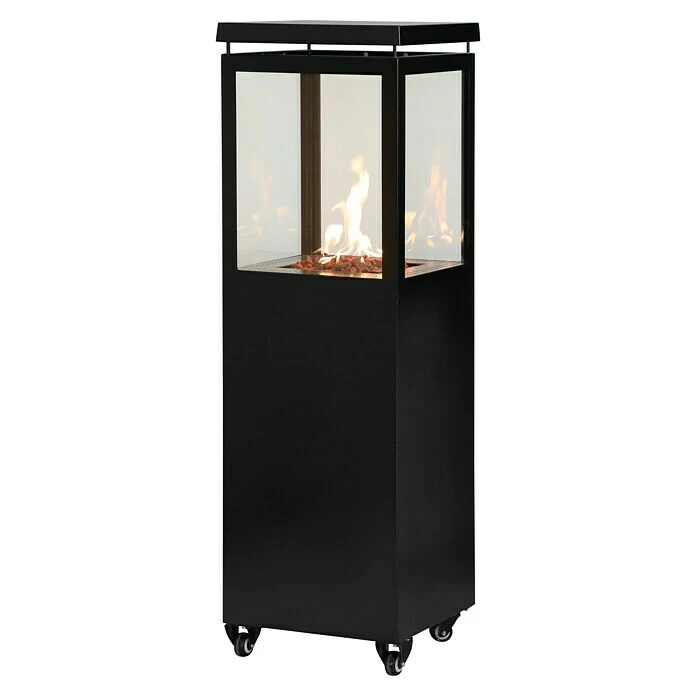 BAUHAUS Kingstone Feuersäule Lava L X B X H: 40 X 40 X 132,5 Cm, Schwarz, 6,5 KW 3 BAUHAUS Kingstone Feuersäule Lava L X B X H: 40 X 40 X 132,5 Cm, Schwarz, 6,5 KW