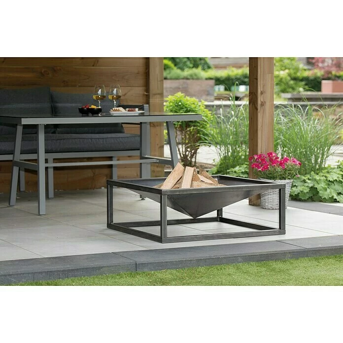 BAUHAUS RedFire Feuerschale Tervo L X B X H: 80 X 80 X 30 Cm 5 BAUHAUS RedFire Feuerschale Tervo L X B X H: 80 X 80 X 30 Cm – Bild 3