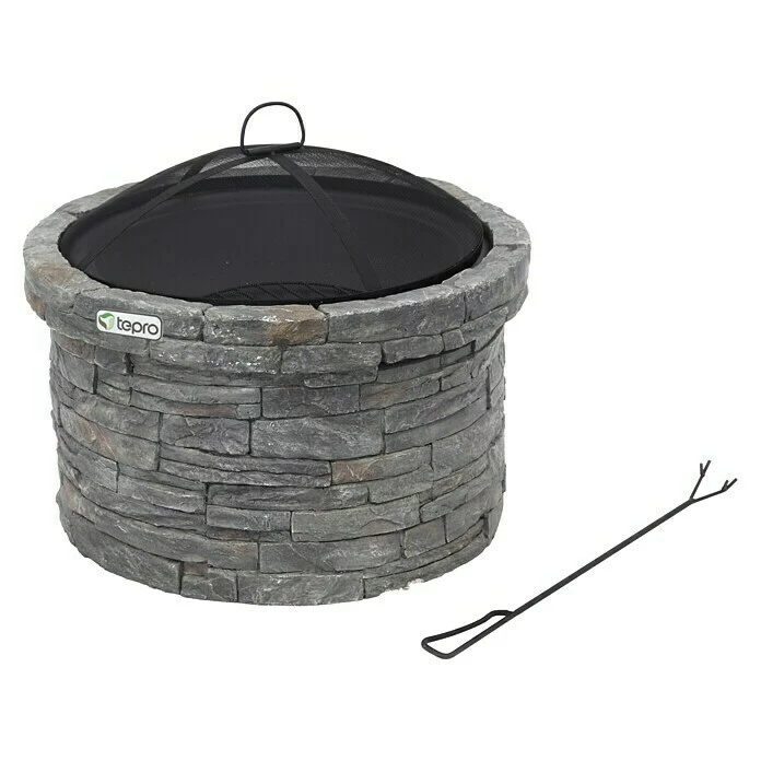 BAUHAUS Tepro Feuerschale Gladstone Durchmesser: 67,5 Cm, Stahl 3 BAUHAUS Tepro Feuerschale Gladstone Durchmesser: 67,5 Cm, Stahl