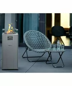 BAUHAUS Feuersäule L X B X H: 37,1 X 37,1 X 94,8 Cm, Anthrazit -Weber Grills Verkäufe 2022 12 1644