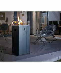 BAUHAUS Feuersäule L X B X H: 37,1 X 37,1 X 94,8 Cm, Anthrazit -Weber Grills Verkäufe 2022 12 1645