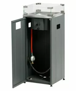 BAUHAUS Feuersäule L X B X H: 37,1 X 37,1 X 94,8 Cm, Anthrazit -Weber Grills Verkäufe 2022 12 1647