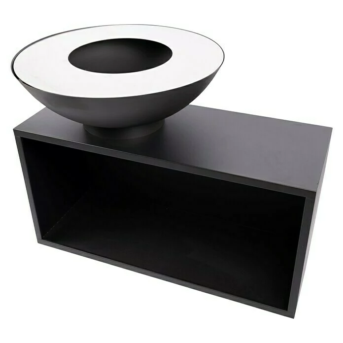 BAUHAUS RedFire Feuerschale Onyx Durchmesser: 80 Cm, Stahl, Ablagefläche 5 BAUHAUS RedFire Feuerschale Onyx Durchmesser: 80 Cm, Stahl, Ablagefläche – Bild 3