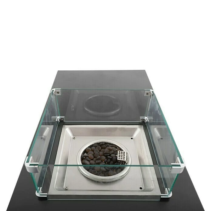 BAUHAUS MWH Feuerstelle Palermo 55 X 100 X 79 Cm, Aluminium, Anthrazit 5 BAUHAUS MWH Feuerstelle Palermo 55 X 100 X 79 Cm, Aluminium, Anthrazit – Bild 3