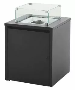 BAUHAUS MWH Feuerstelle Palermo 55 X 55 X 79 Cm, Aluminium, Anthrazit