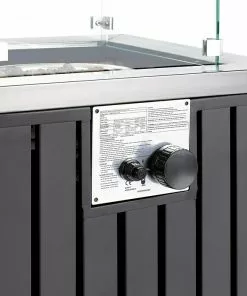 BAUHAUS Tepro Feuerstelle Topeka 50 X 50 X 78 Cm, Metall -Weber Grills Verkäufe 2022 12 1748