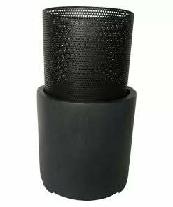 BAUHAUS Elite Feuerkorb Ø X H: 34 X 55, Anthrazit/Schwarz