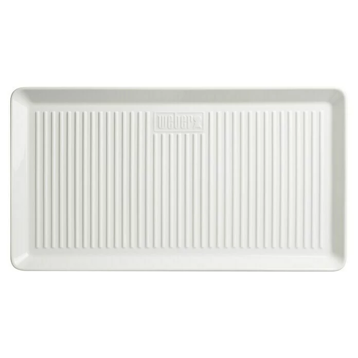 BAUHAUS Weber Serviertablett Porzellan L X B: 40,3 X 22,1 Cm, Porzellan, Weiß 7 BAUHAUS Weber Serviertablett Porzellan L X B: 40,3 X 22,1 Cm, Porzellan, Weiß – Bild 5