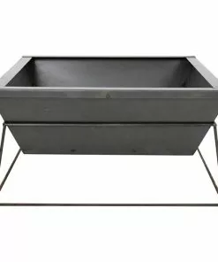 BAUHAUS RedFire Feuerschale Reso L X B X H: 60 X 60 X 35 Cm, Stahl