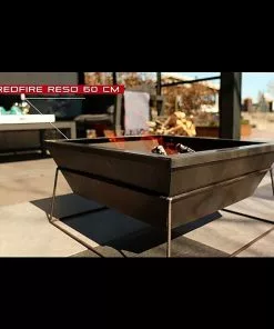 BAUHAUS RedFire Feuerschale Reso L X B X H: 60 X 60 X 35 Cm, Stahl -Weber Grills Verkäufe 2022 12 1782