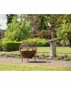 BAUHAUS RedFire Feuerkorb Narfi Ø X H: 47 X 53, Rostbraun -Weber Grills Verkäufe 2022 12 1785