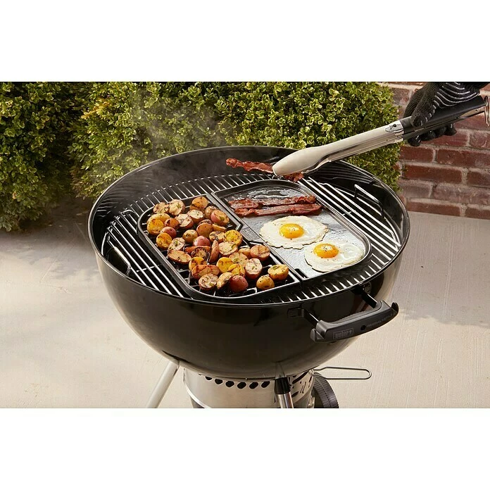 BAUHAUS Weber Grillplatte 2in1 36,3 X 35,8 X 2,9 Cm 4 BAUHAUS Weber Grillplatte 2in1 36,3 X 35,8 X 2,9 Cm – Bild 2