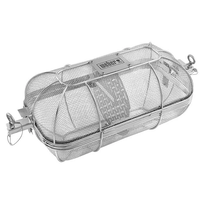 BAUHAUS Weber Crafted Drehspießkorb Edelstahl 3 BAUHAUS Weber Crafted Drehspießkorb Edelstahl