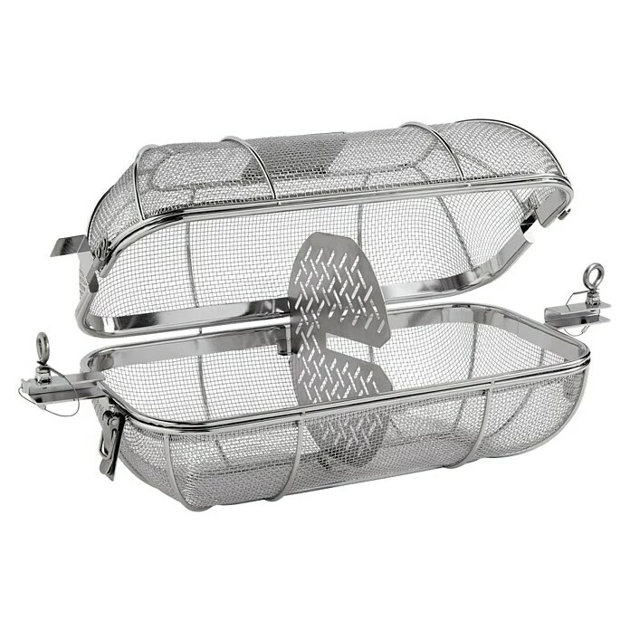 BAUHAUS Weber Crafted Drehspießkorb Edelstahl 5 BAUHAUS Weber Crafted Drehspießkorb Edelstahl – Bild 3