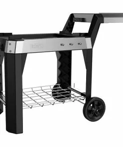BAUHAUS Weber Rollwagen Passend Für: Weber Grill Pulse 1000, 88,9 X 61,4 X 111,9 Cm, Edelstahl