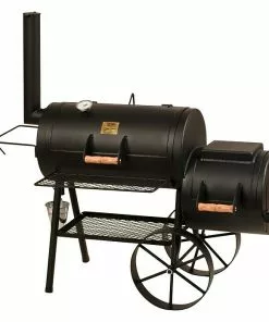 BAUHAUS Joe´s Barbeque Smoker Classic Mit Rollwagen, Grillfläche Garkammer: 74 X 39 Cm