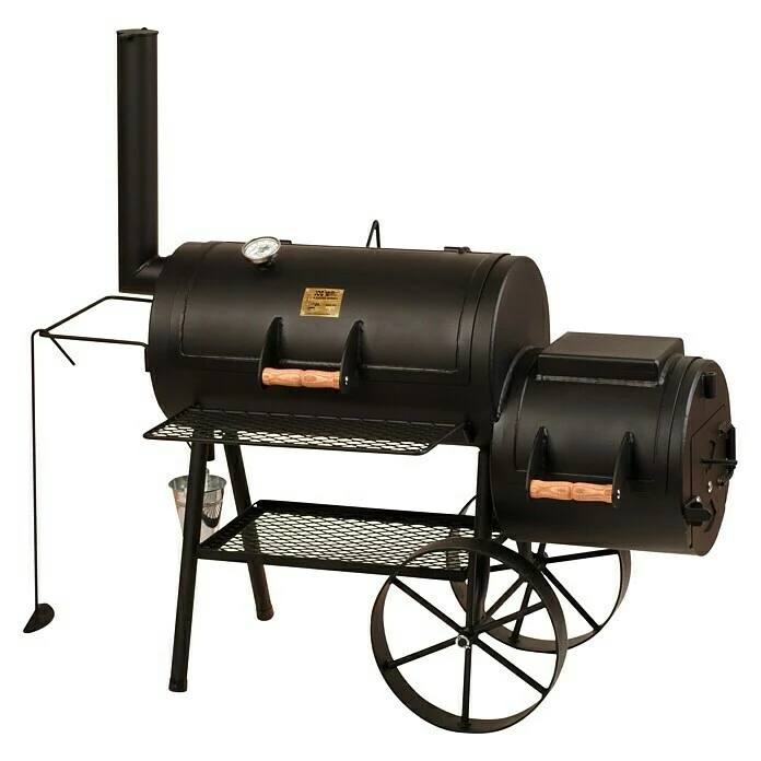 BAUHAUS Joe´s Barbeque Smoker Classic Mit Rollwagen, Grillfläche Garkammer: 74 X 39 Cm 3 BAUHAUS Joe´s Barbeque Smoker Classic Mit Rollwagen, Grillfläche Garkammer: 74 X 39 Cm