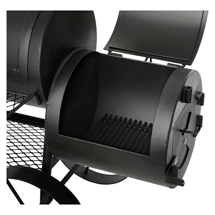 BAUHAUS Joe´s Barbeque Smoker Classic Mit Rollwagen, Grillfläche Garkammer: 74 X 39 Cm 5 BAUHAUS Joe´s Barbeque Smoker Classic Mit Rollwagen, Grillfläche Garkammer: 74 X 39 Cm – Bild 3