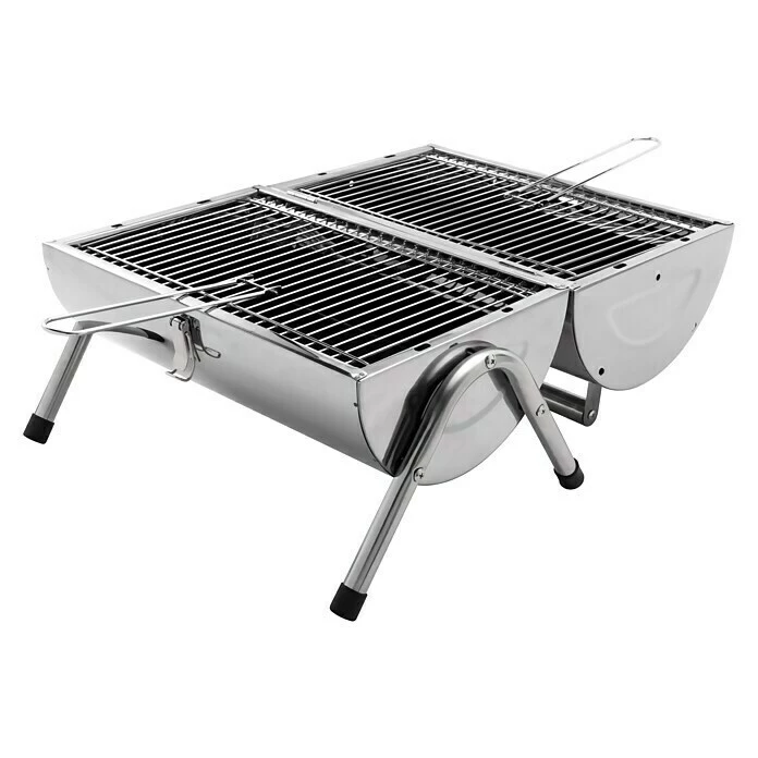 BAUHAUS Grillstar Tischgrill Dallas Hauptgrillfläche: 2 X 34 X 22 Cm, Silber 4 BAUHAUS Grillstar Tischgrill Dallas Hauptgrillfläche: 2 X 34 X 22 Cm, Silber – Bild 2