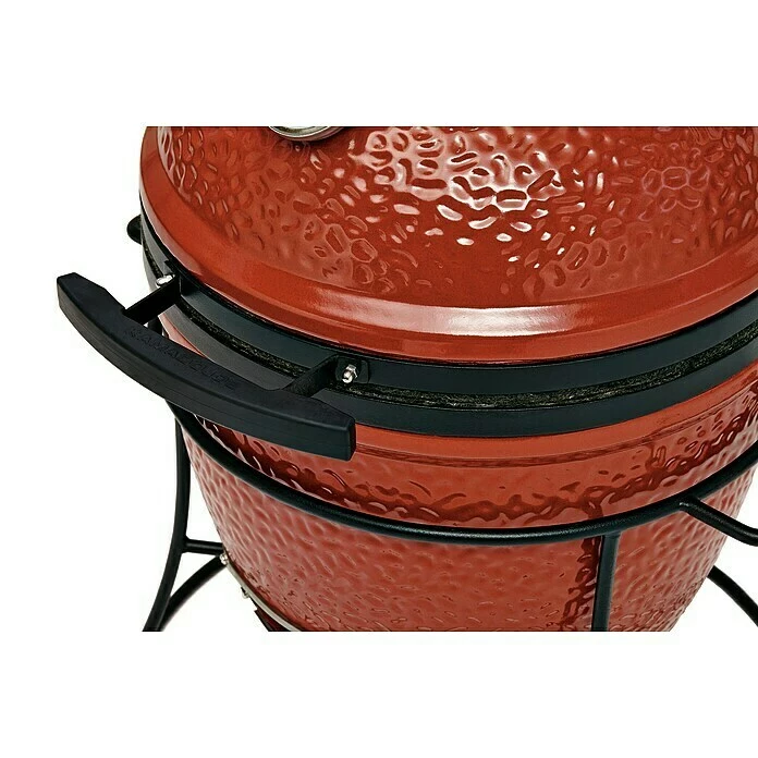 BAUHAUS Kamado Joe Holzkohlegrill JOE JUNIOR Rot, Hauptgrillfläche: Ø 34 Cm 7 BAUHAUS Kamado Joe Holzkohlegrill JOE JUNIOR Rot, Hauptgrillfläche: Ø 34 Cm – Bild 5
