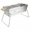 BAUHAUS Knister Holzkohlegrill Premium Silbergrau, Hauptgrillfläche: 22 X 28 -52 Cm -Weber Grills Verkäufe 2022 12 295